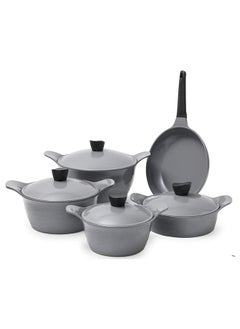 TORNADO Tornado Donocook Granite Cookware Set 9Pc Grey 