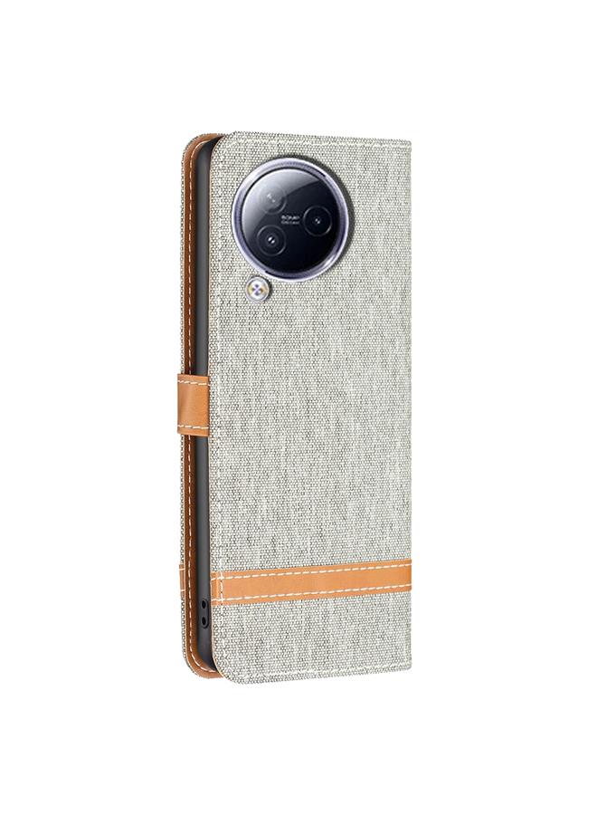 إيروريكس جراب لهاتف Xiaomi Civi 3 5G مصنوع من الجلد بلون الدنيم - Image 3