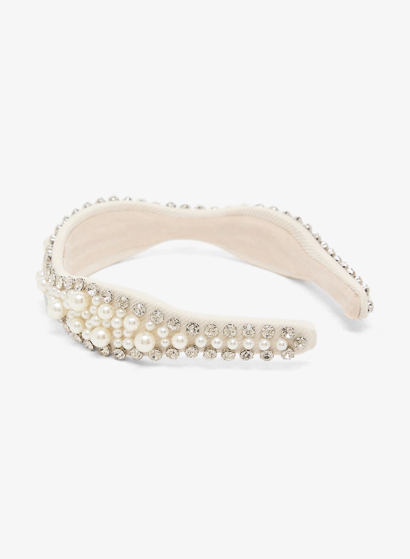 Khizana Pearl Detailed Hairband - Image 2
