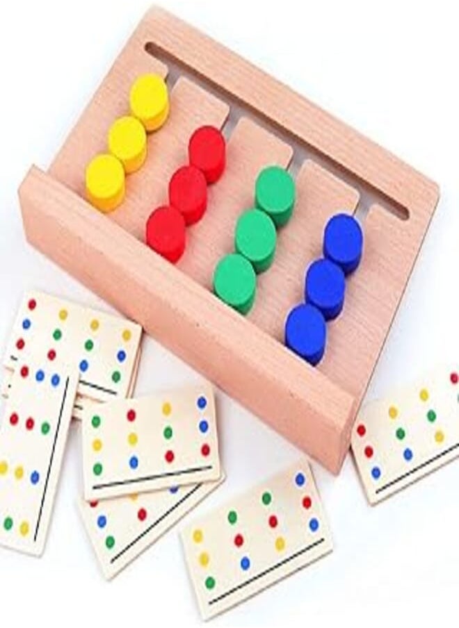 OR Children's toys enlightenment logic toys early teaching aids puzzle four-color game 