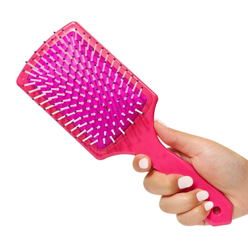 LUV HER Kids Hair Brush & Spa Headband Set for Girls - Features Mean Girls - Fun Grooming Kit for Detangling, Styling & Skincare - Soft & Stretchy One Size, Ages 3+ - Image 4