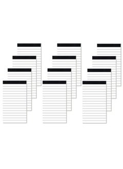 Sweet seven 12-Pack Small Notepad Refills - Lined Writing Memo Pads for Mini Pocket Notebooks - 30 Sheets per Pad - White 3 x 5 Inch Replacement Paper  - Image 1