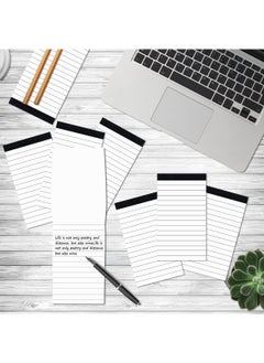 Sweet seven 12-Pack Small Notepad Refills - Lined Writing Memo Pads for Mini Pocket Notebooks - 30 Sheets per Pad - White 3 x 5 Inch Replacement Paper  - Image 2