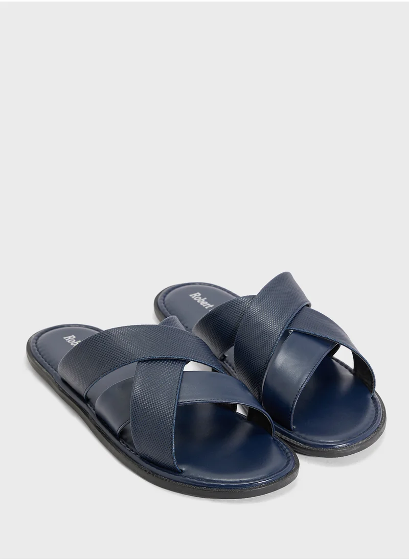 روبرت وود Cross Strap Sandals