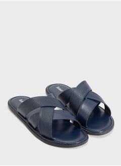 Robert Wood Cross Strap Sandals  - Image 1