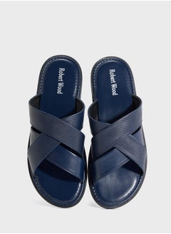 Robert Wood Cross Strap Sandals  - Image 4