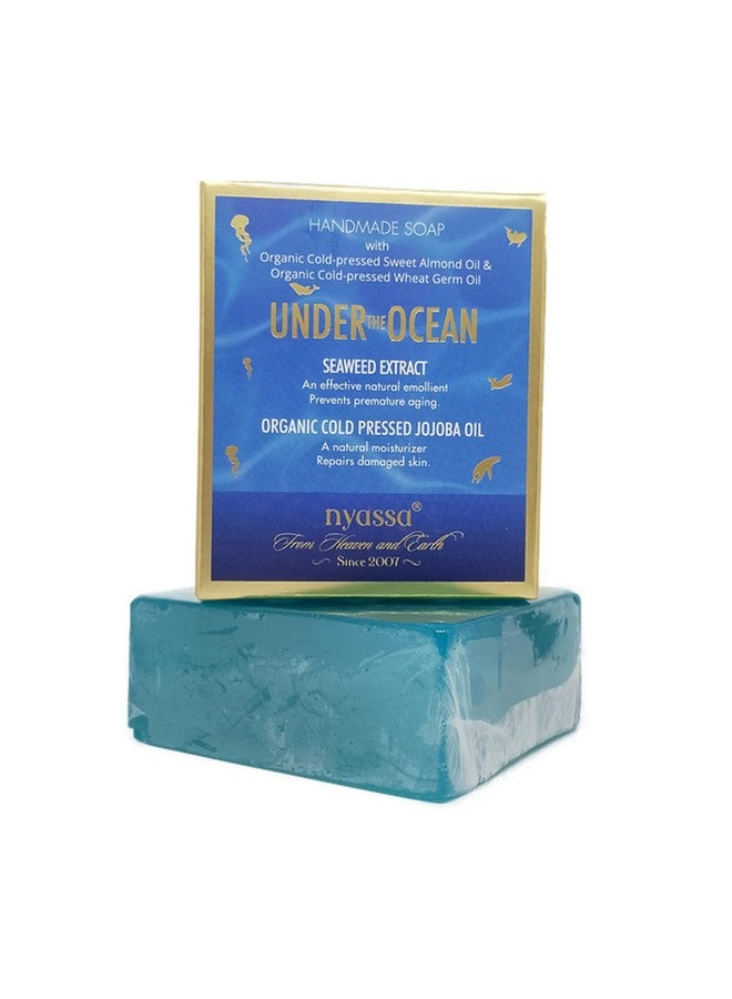Under The Ocean Natural Bathing Handmade Soap | Seaweed Extract & Cold Pressed Jojoba Oil | All Skin Type 150Gm