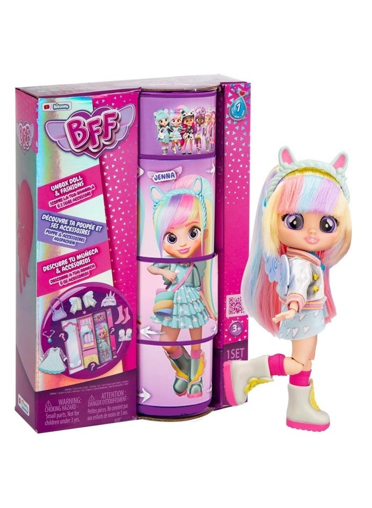 General BFF By Cry Babies crying Doll fashion Cute Movable Joint Dress Up Play House Doll 20 cm  - Image 1