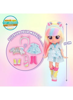 General BFF By Cry Babies crying Doll fashion Cute Movable Joint Dress Up Play House Doll 20 cm  - Image 2
