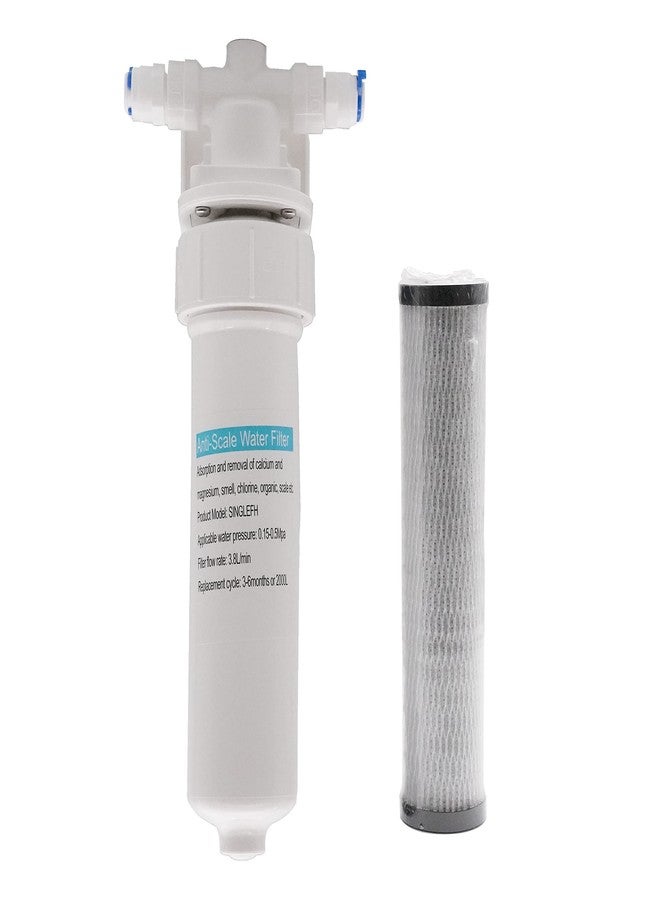 Westbrass F400 Under Sink In-Line Water Filter Unit and Cartridge for Instant Hot or Pure Water Dispenser Faucets - Image 1
