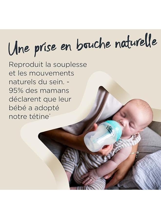 Tommee Tippee Advanced Anti-colic Baby Bottles Pack Of 2, 150ml - Image 5
