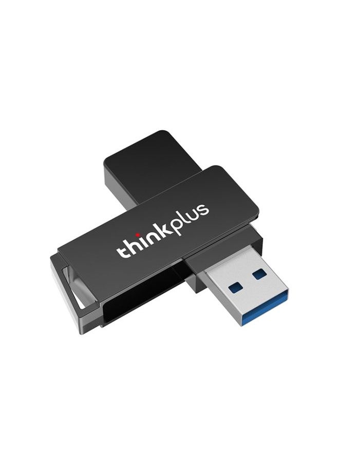 BURAQ Lenovo Thinkplus USB 3.0 Rotating Flash Drive, Memory:32GB(Black)  - Image 3