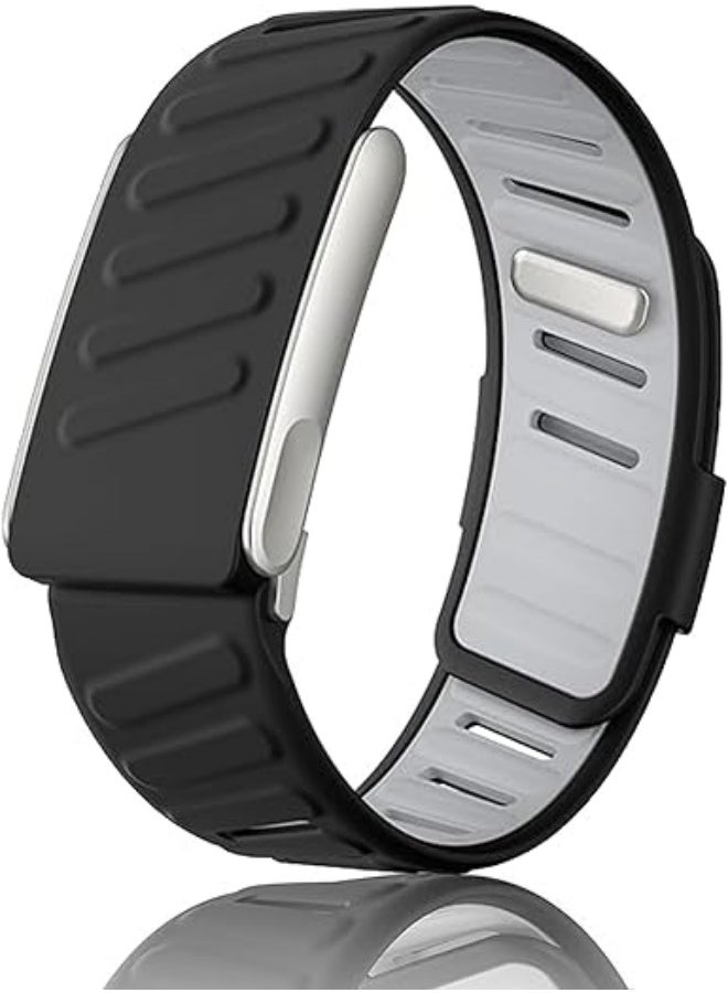 سوار سيليكون متوافق مع Whoop 5.0 Band، حزام رياضي مريح ومتين وقابل للتعديل من السيليكون للرجال والنساء، مع موصل على شكل حرف U - Image 1