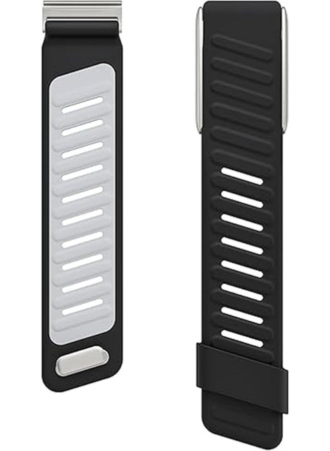 سوار سيليكون متوافق مع Whoop 5.0 Band، حزام رياضي مريح ومتين وقابل للتعديل من السيليكون للرجال والنساء، مع موصل على شكل حرف U - Image 2