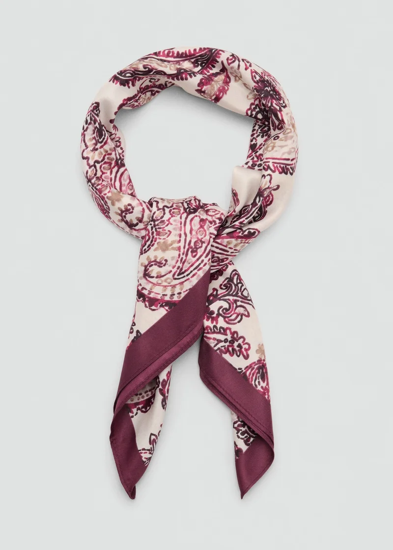 مانجو Paisley print scarf