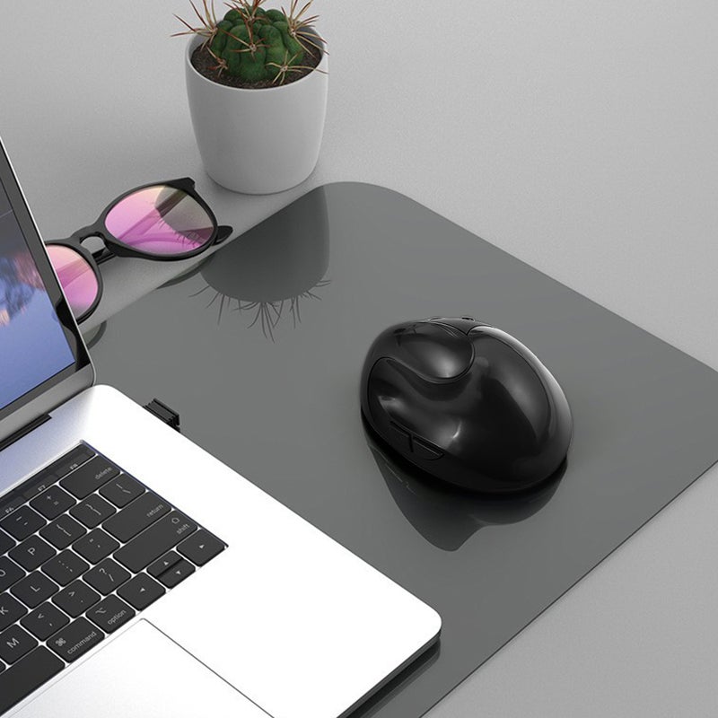 Vertical Wireless 2.4GHz Ergonomic Rechargeable Gaming USB-C Charging Adjustable 3 Movement Speed Comfortable Grip for Office& Gaming - Image 2