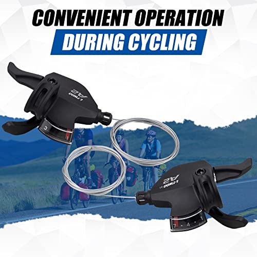 WEEROCK Bike Shifter Lever 21 Speeds 3x7 Thumb Gear Shift Lever for Mountain Bicycle - Image 4