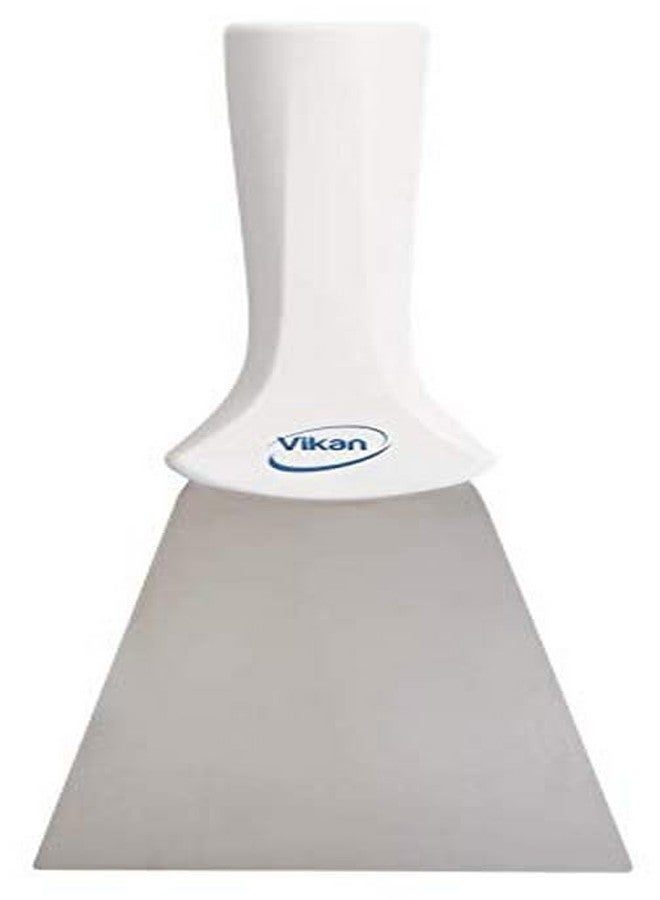 Vikan - 40115 4” Stainless Steel Handle Mounted Scraper, White - Image 2