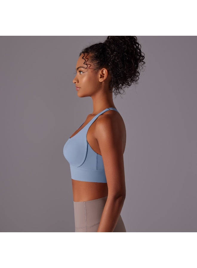 Top Women Bra Cropped Bralette Gym Yoga Sports Bra Cross  Back Female Bra Breathable Top Women's Underwear - Image 4