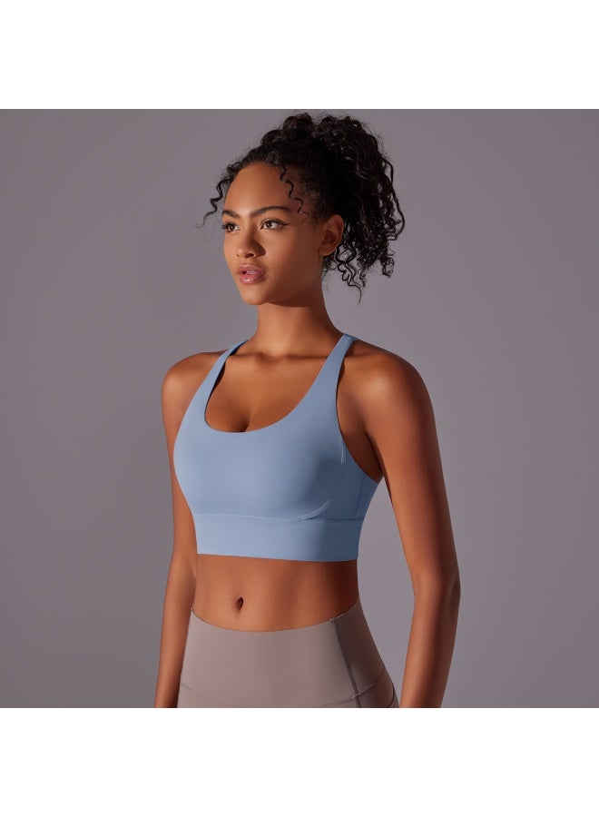Top Women Bra Cropped Bralette Gym Yoga Sports Bra Cross  Back Female Bra Breathable Top Women's Underwear - Image 3