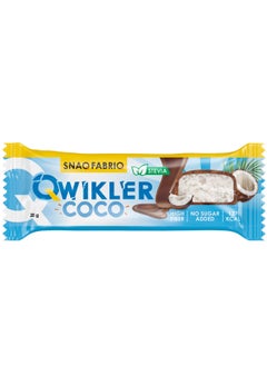 Snaq Fabriq Qwikler Coco Bar Coconut High Fiber and No Sugar Added 12x35g  - Image 2