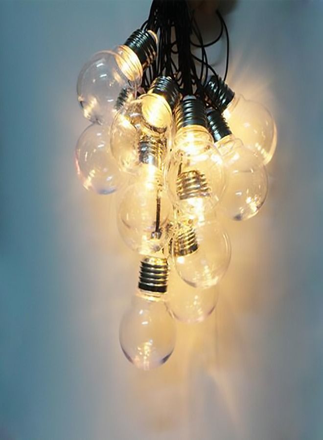 Captaintech Outdoor String Lights 20 Feet G45 Globe Patio Lights with 20 Edison Glass Bulbs, Waterproof Connectable Hanging Light for Backyard Porch Balcony Party Décor  - Image 1
