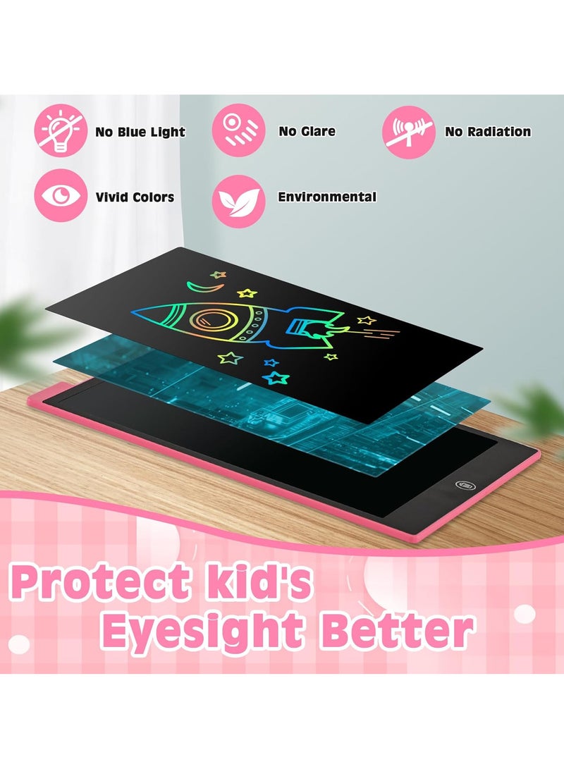 12 Inch LCD Writing Tablet for Kids, Colorful Drawing Board for Children, Erasable and Reusable Electronic Drawing Board, LCD Drawing Tablet for Toddlers  - Image 4