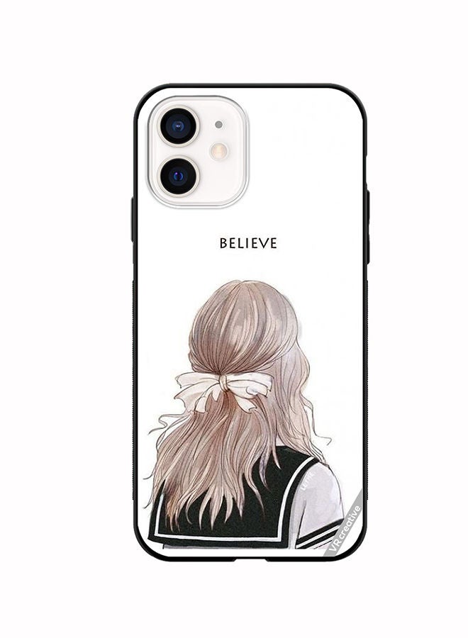 VR CREATIVE Protective Case Cover For Apple iPhone 11 Believe With Girl Design Multicolour - Image 1