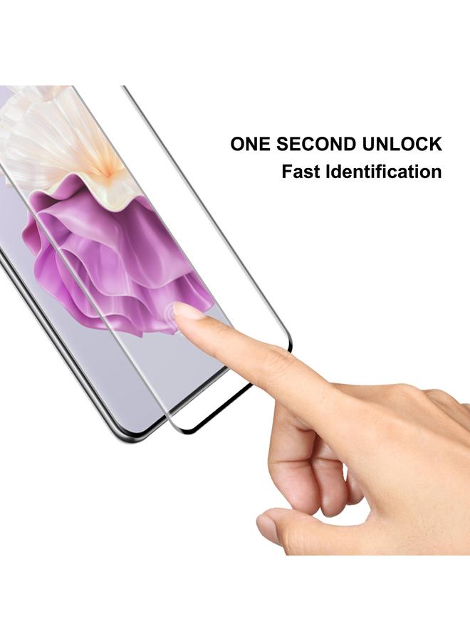 erorex For Huawei P60 Pro / Art 2Pcs 3D Curved Full Glue Hot Bending Tempered Glass Full Film - Image 5