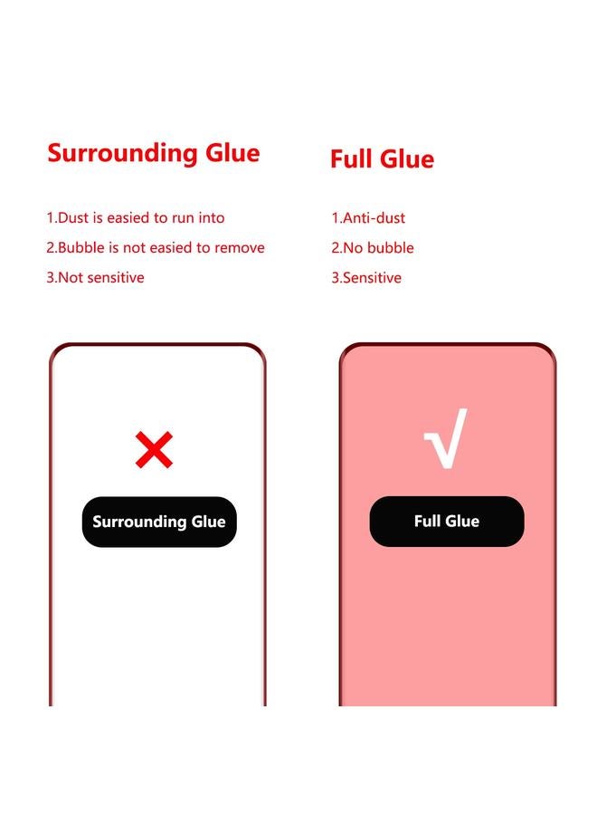 erorex For Huawei P60 Pro / Art 2Pcs 3D Curved Full Glue Hot Bending Tempered Glass Full Film - Image 3