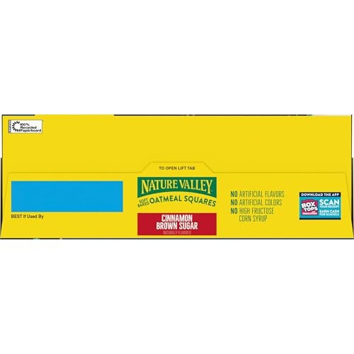 Nature Valley Soft Baked Oatmeal Squares, Cinnamon Brown Sugar, 12 Bars, 14.88 oz - Image 5