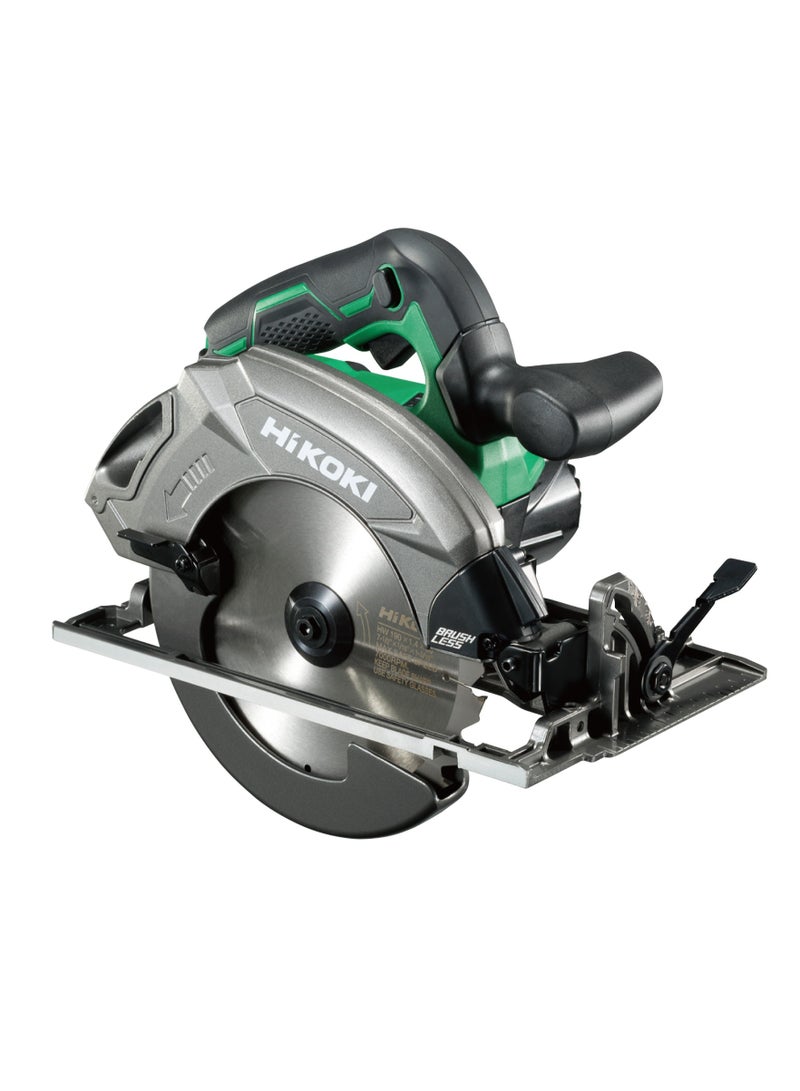 Hikoki منشار دائري لاسلكي هيوكوي C1807DAF2Z بدون فرش، 18 فولت ليثيوم أيون، شفرة 180 مم، تصميم مدمج وخفيف الوزن – أداة قطع خشب احترافية - Image 1