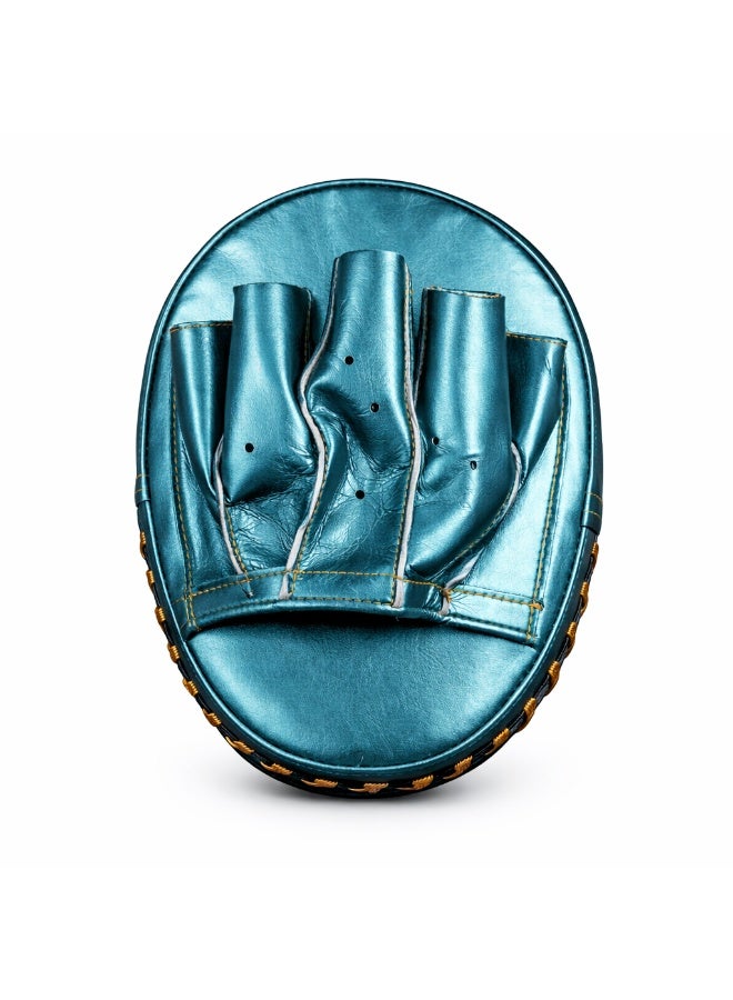 BLYSS Performance Gear Boxing Mitts PRO Metallic Blue - Image 2