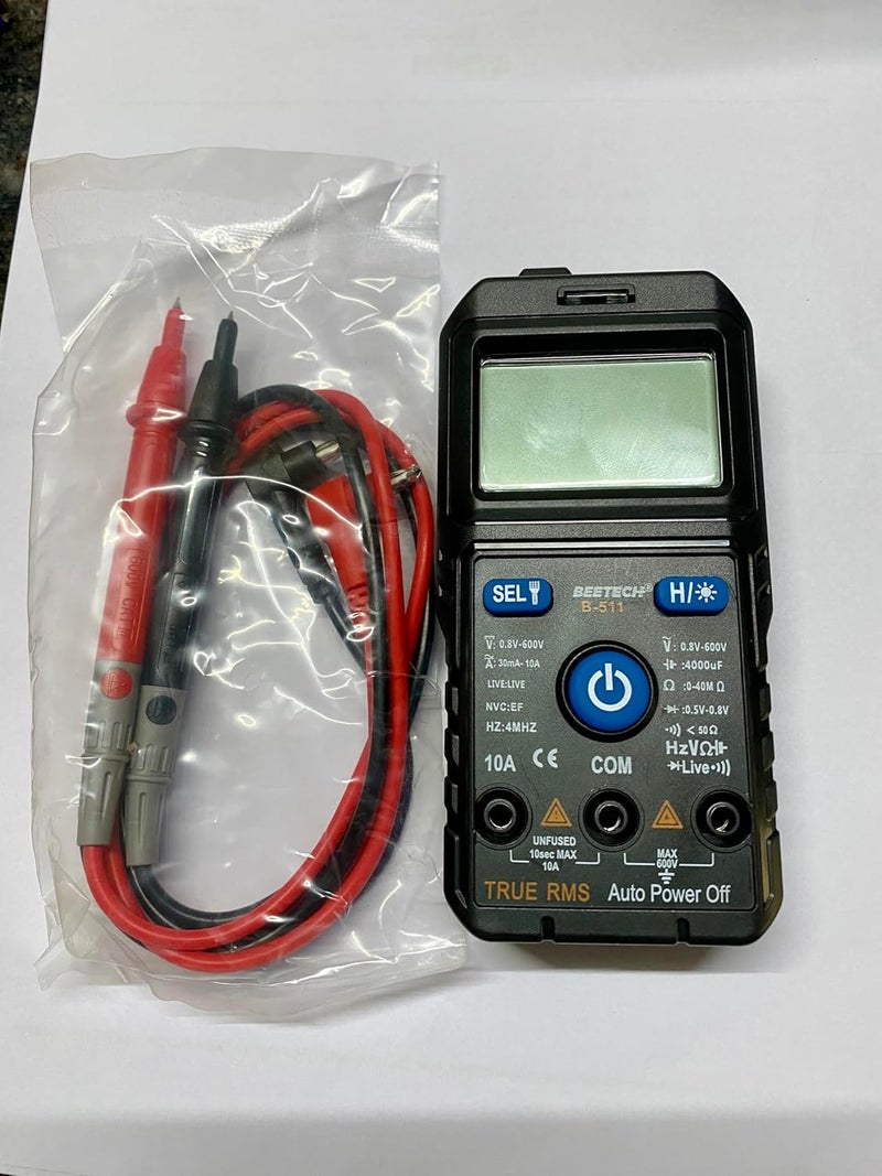 Beetech B 511 Digital Multimeter Auto 600 V ACDC 10A ACDC True RMS Auto 4000 Counts 3 34 Digits  - Image 5