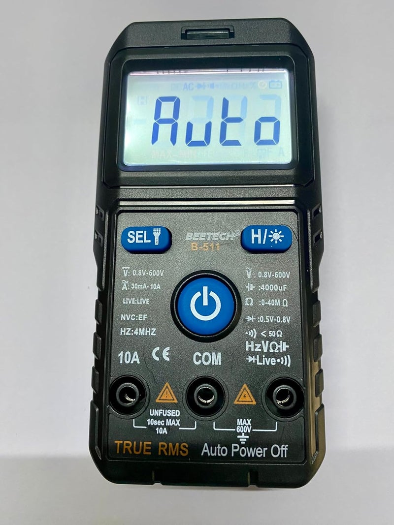 Beetech B 511 Digital Multimeter Auto 600 V ACDC 10A ACDC True RMS Auto 4000 Counts 3 34 Digits  - Image 1