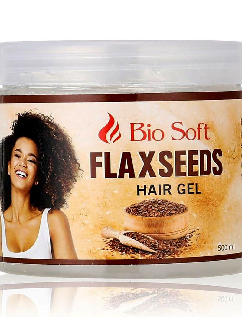 Bio Soft Bio Soft FlaxSeeds Hair Gel 500Ml  - Image 1