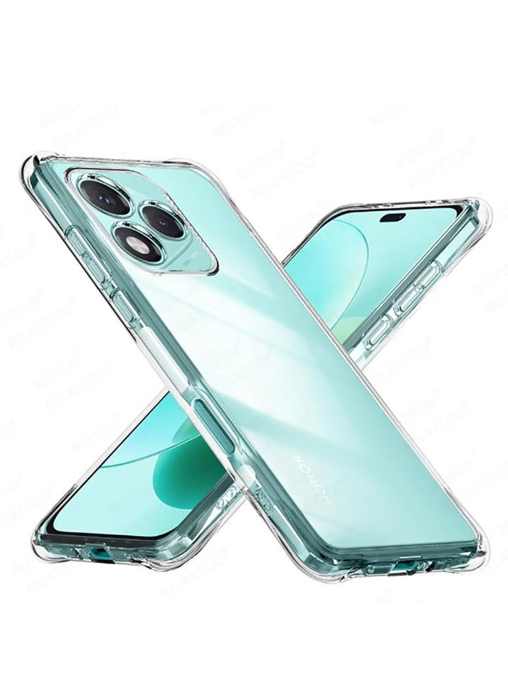 Case for Honor 400 Lite, Lightweight TPU Material Transparent Skin Friendly and Anti Drop,Clear - Image 1