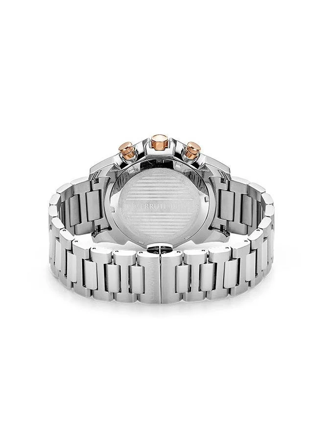 CERRUTI 1881 Molveno 45mm Chronograph Men's Watch with Stainless Steel Bracelet