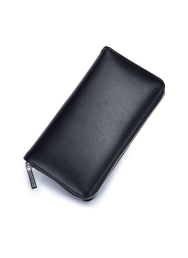 Generic - Men Leather Wallet Purse Card Pack  Money Clip RFID Credit Card Clip - Image 1