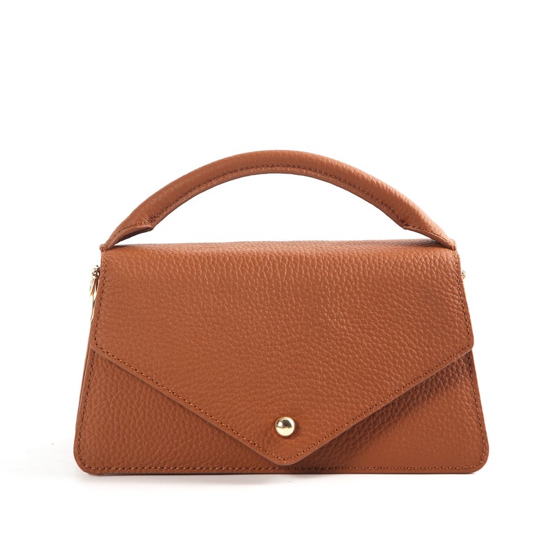 Niche Design Bag House Of Want * Semi-Handmade Messenger Bag First Layer Litchi Pattern Cowhide Messenger Bag - Image 2