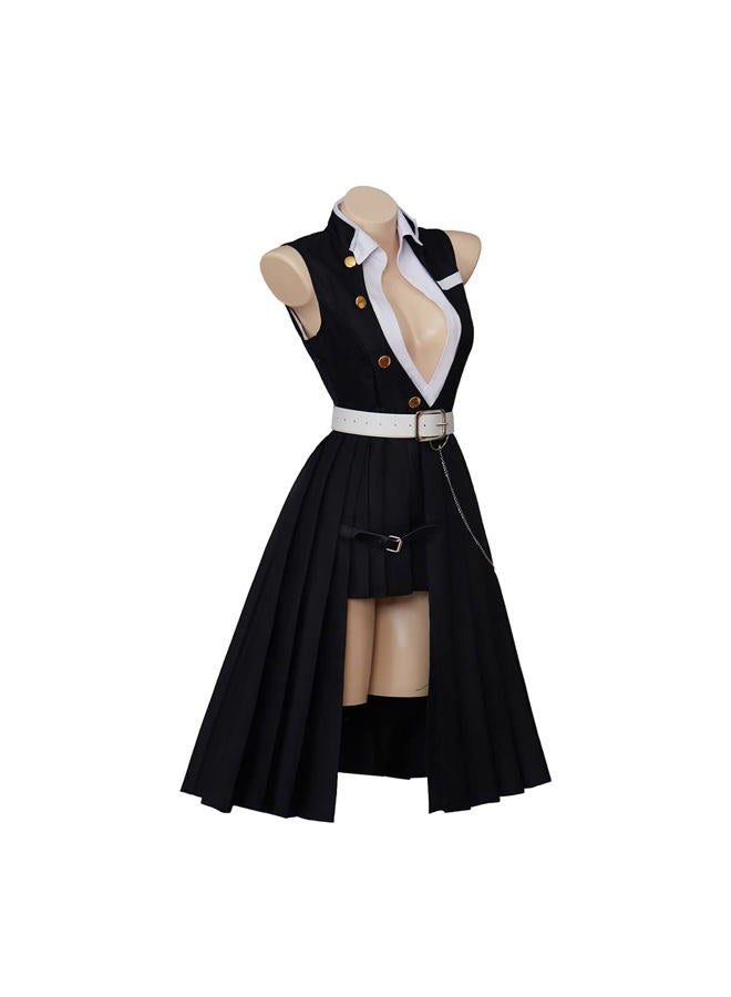 iSHOWcos Women's Uzui Tengen Cosplay Female Dress Costume Uniform Halloween Outfit (Female-XL, Women) - Image 3