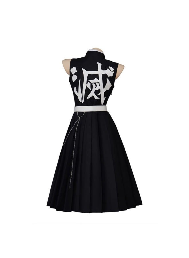 iSHOWcos Women's Uzui Tengen Cosplay Female Dress Costume Uniform Halloween Outfit (Female-XL, Women) - Image 5