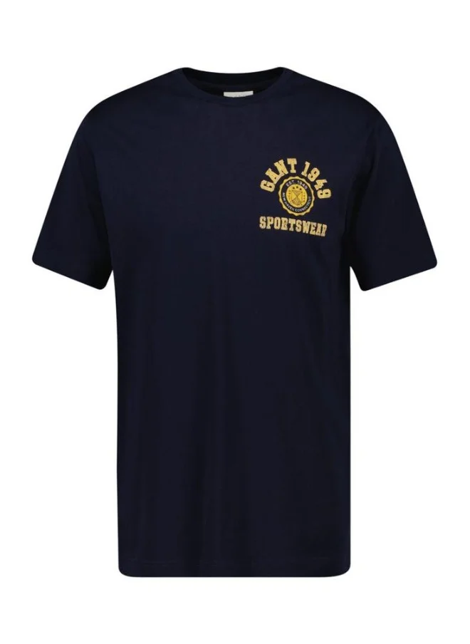 غانت Crest Graphic T-Shirt