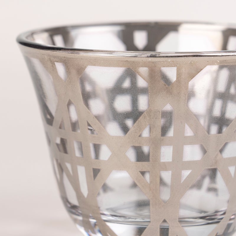 Dallaty grey porcelain and glass Tea and coffee cups set 18 pcs - Image 4