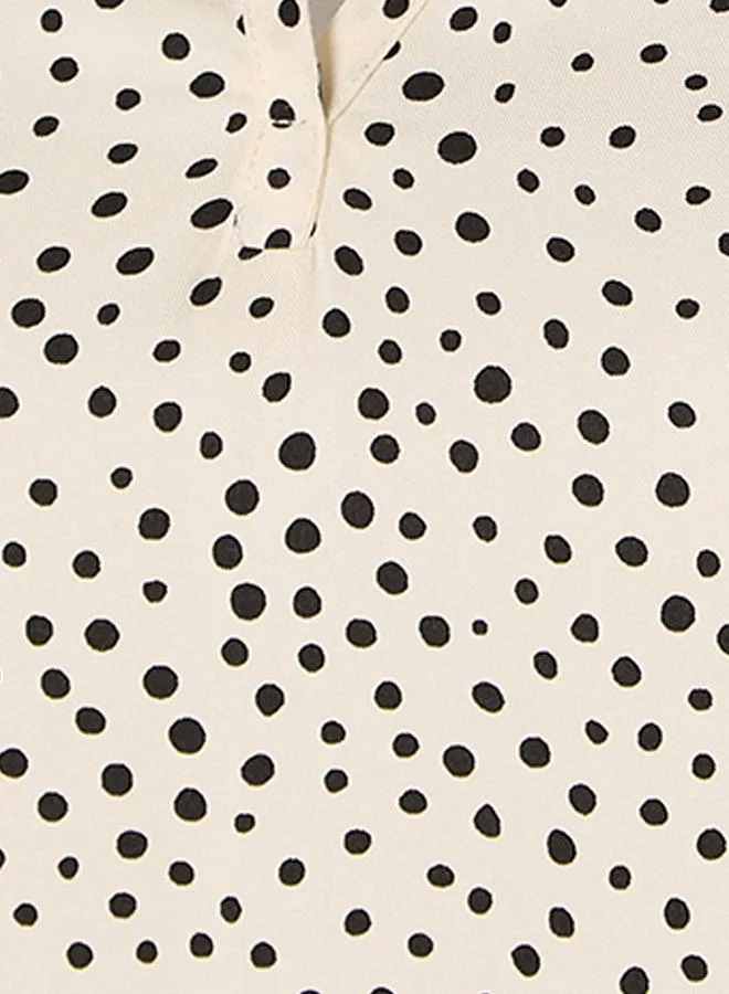 سبلاش فيڤ Basic Viscose Top Animal Print