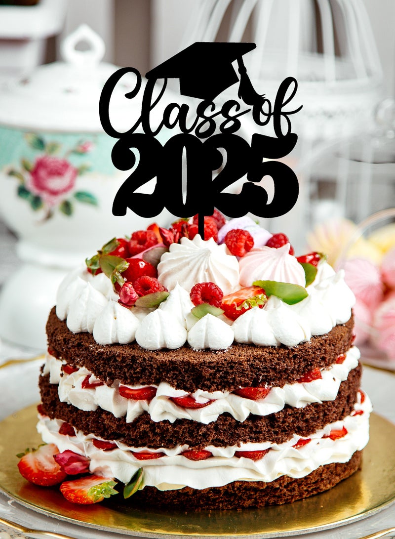"CLASS OF 2025" Graduation cake topers, best gifts for Graduation party celebration, Graduation decor, party celebration  - Image 3
