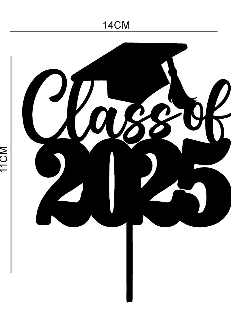 "CLASS OF 2025" Graduation cake topers, best gifts for Graduation party celebration, Graduation decor, party celebration  - Image 2