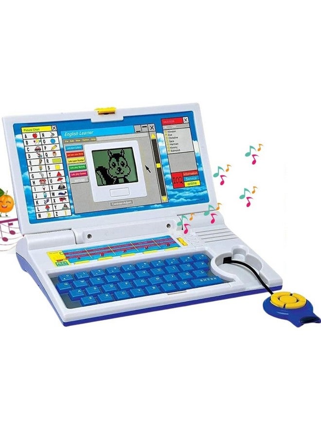 Amitasha Amitasha Educational Laptop Computer Toy with Mouse for Kids | 20 Fun Learning Activities & Games | Learn Letters, Words, Numbers, Music, Math, Logic & More | Toddler Learning Pad with LED Screen  - Image 1