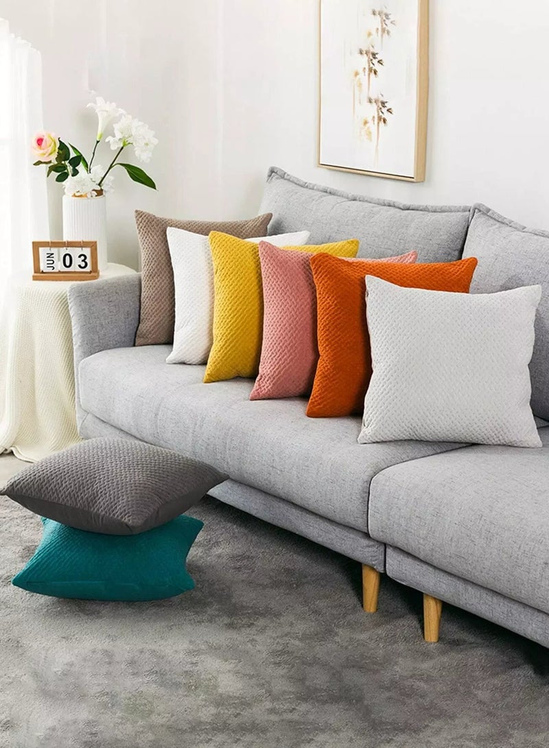 Solid Color Cushion Cover Without Filler  - Image 3