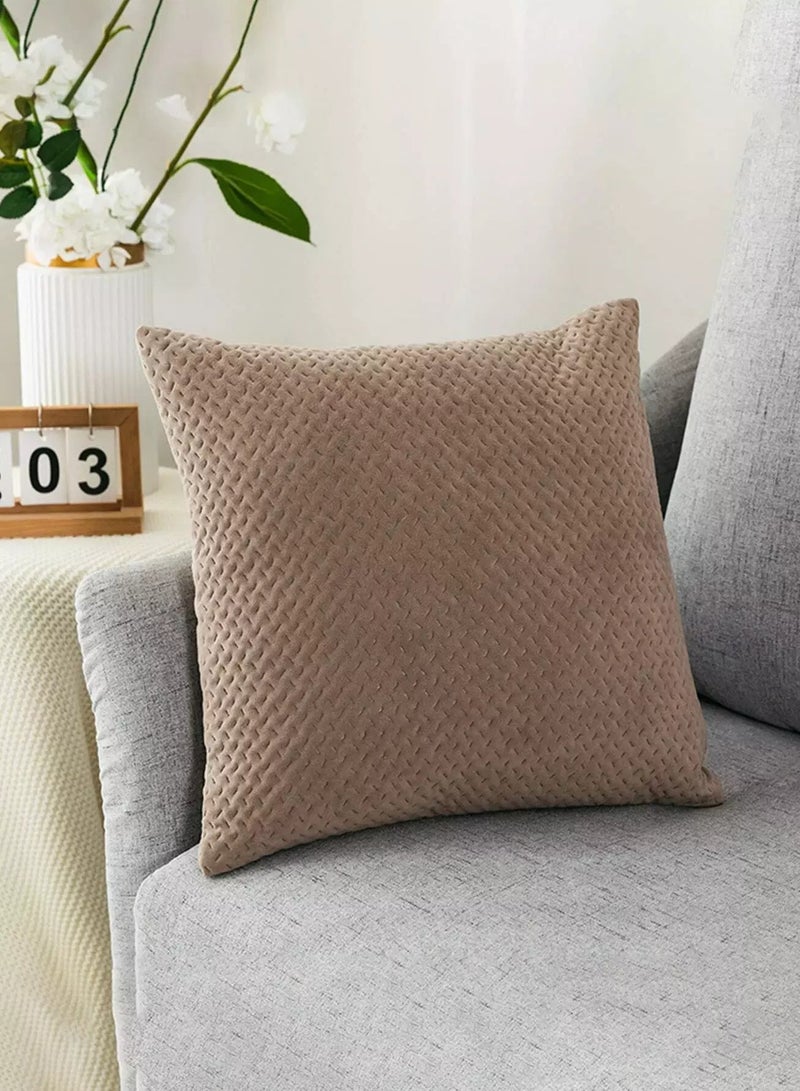 Solid Color Cushion Cover Without Filler  - Image 2
